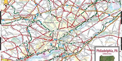 Filadelfia mapie